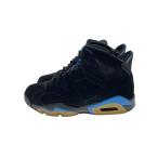 NIKE◆AIR JORDAN 6 RETRO/エアジョーダンレトロ/ブラック/384664-006/27cm/BLK
