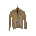 ショッピングN95 BURBERRY GOLF◆ニット・セーター(薄手)/1/アクリル/クリーム/E6N95-246-01