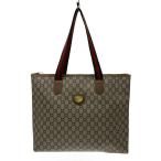 GUCCI PLUS◆トートバッグ/レザー/BRW/�