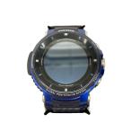 CASIO◆PRO TREK Smart WSD-F30 ブルー【WearOS】/デジタル/BLK/NVY//