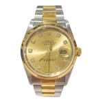 ROLEX◆DATEJUST/自動巻腕時計/ダイヤ10P/アナログ/ステンレス/GLD/SS×YG/16203G//