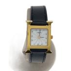 HERMES◆クォーツ腕時計/アナログ/HH1.201/317052