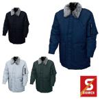 2777. защищающий от холода полупальто ( обратная сторона стеганый )sin men SHINMEN рабочая одежда * рабочая одежда M~3L полиэстер 100%