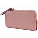 ポールスミス コイン キーケース 4連 レディース ブランド フラップ L字ファスナー 専用箱付 ハートプル2 ピンク 女性 婦人 本革 PWU910