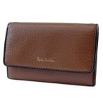  Paul Smith футляр для визитных карточек футляр для карточек женский бренд PaulSmith полоса tab заслонка специальный с ящиком чай Brown 