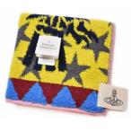  полотенце носовой платок женский 1 листов Vivienne Westwood TWIN EAGLES желтый многоцветный Star звезда проверка полотенце для рук подарок подарок модный 