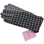 ショッピングケイトスペード ケイト スペード ニューヨーク 手袋 レディース ブランド kate spade NEW YORK 千鳥格子 スマホ グレー 黒 21-22cm