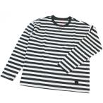 ルームウエア メンズ ポールスミス POP 長袖 Tシャツ カットソー クルーネック ボーダー トップス 薄手 M L LL カーキ 春 秋 男性 プレゼント ギフト おしゃれ