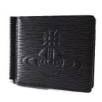 ショッピングVivienne 二つ折り財布 ヴィヴィアン ウエストウッド マネークリップ 財布 メンズ ブランド Vivienne Westwood フロウ 専用箱付 黒 ブラック 男性 紳士
