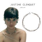ジュスティーヌクランケ Justine Clenquet リー ネックレス Lee necklace チョーカー パラジウム クリスタルパール レディース[アクセサリー]