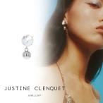 ジュスティーヌクランケ Justine Clenquet ミナ ピアス Mina earring シングル シルバー レディース メンズ ユニセックス パラジウム[アクセサリー]