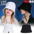 バザール バケットハット VARZAR Label drop over fit bucket hat ロゴ バケハ 帽子 キャップ 深め ユニセックス 韓国 K-POP 芸能人 アイドル愛用 メンズ レディ