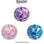 リップンディップ RIPNDIP Camo Beach Ball Purple Pink Blue パープル ピンク ブルー 紫 青 カモ 迷彩 カモフラージュ 柄 ビーチボール ボール ビーチグッズ お