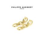 フィリップ オーディベール Philippe Audibert GOLD - EARRINGS KARA ゴールド・イヤリング・カラ ゴールドメタル 2個セット ピアス  PhilippeAudibert レディー