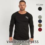 ヴァンキッシュ フィットネス VANQUISH FITNESS ESSENTIAL SP LONG SLEEVED T SHIRT Tシャツ ロンT 長袖 メンズ 筋トレ ジムウエア スポーツウェア 正規品[衣類]
