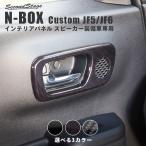 ホンダ N-BOX カスタム(JF5/JF6) ドアベゼルパネル(スピーカー有り/Custom) 全3色 セカンドステージ パーツ カスタム 内装 ドレスアップ
