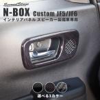 ショッピングカスタム ホンダ N-BOX カスタム（JF5/JF6） ドアベゼルパネル(スピーカー有り/Custom)  全3色 セカンドステージ パーツ カスタム 内装 ドレスアップ