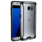 ショッピングgalaxy s7 edge ケース Galaxy S7 edge ケース ‐Poeticー  Affinityシリーズ  ブラック/クリア  衝撃吸収   プレミアムスリム  デュアルマ