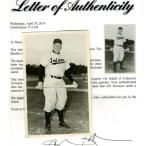 TRIS SPEAKER PSA/DNA SIGNED PHOTO POSTCARD AUTHENT
