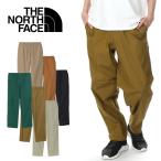 THE NORTH FACE ノースフェイス コットンクロス クライミングパンツ ロゴ ゆったり 太め ワイド S M L XL 黒 ベージュ ブラウン NB32404