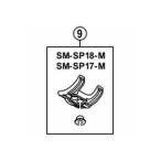 SHIMANO パーツ Y66Y98600 SM-SP18-M ケーブルガイド（M5/ブルー） シマノ（自転車）