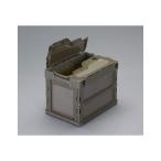 ショッピングESCO ESCO 作業場工具 366x264x283mm/20.0L 折畳コンテナ（OD色/蓋付） エスコ