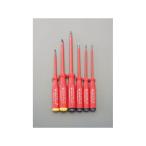 ショッピングESCO ESCO 電動工具 6本組 + - ドライバー（絶縁） エスコ