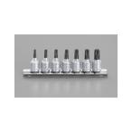 ショッピングESCO ESCO ハンドツール 1/4”DR TORX ビットソケットセット エスコ