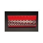 ショッピングESCO ESCO ハンドツール 1/2”DR ソケットセット エスコ