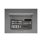 ショッピングESCO ESCO ハンドツール 3/8”DR ソケットレンチセット エスコ