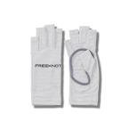 FREEKNOT ライディンググローブ HYOON EX 手甲グローブ 5本カット（ライトグレー） FREEKNOT