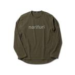 narifuri ウェア アクティブメッシュバックポケットロング T シャツ（060 カーキ） サイズ：XL ナリフリ（自転車） 自転車