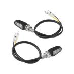 ZETA 汎用 ウインカー関連パーツ 701 LED フラッシャー（マットブラック/クリア） ジータ