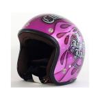 ショッピングjam 72JAM ジェットヘルメット 【逸品もの】IP-5007S Newクロス ラメベース（ピンク） サイズ S 72ジャムジェット