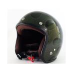ショッピングjam 72JAM ジェットヘルメット 【逸品もの】IP-4002S ブラックラメシリーズ（グリーン） サイズ S 72ジャムジェット