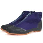 hanshinkiji обувь вид . круг застежка-молния ( темно-синий ) размер 26.0cm Hanshin фундамент 