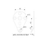 DAYTONA Harley крепление приборов вид контроль вибрации крепление приборов комплект (φ60*85 общий /30° искривление .) Daytona 