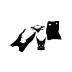 [ производитель прямая поставка ]supervalue NEW Cygnus X FI экстерьер комплект Cygnus X FI SE44J внутренний обтекатель 4 позиций комплект черный super...