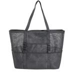 ショッピングプールバック [GOCROWEEN] プールバック メッシュバッグ トートバッグ ショルダーバッグ 子供