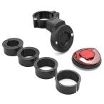 Airtagバイクマウント隠し、盗難防止Airtagホルダー、Garmin Variaテールライト