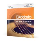 D'Addario ダダリオ アコースティックギター弦 フォスファーブロンズ Extra Ligh