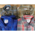 ショッピングチェック 送料無料！！ ヒューストンHOUSTON オンブレチェックシャツ ビエラフランネル長袖シャツ ネルシャツ 厚手 41252