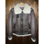 ALPHA Alpha TA1548-268 B-3 JACKET FAKE MOUTON BROWN/IVORY искусственный мутон Be s Lee милитари обратная сторона боа жакет блузон внешний 