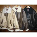 ＡＬＰＨＡアルファ TA1718 -001 -045 -068 B-3 JACKET FAKE MOUTON BLACK/BEIGE/BROWN フェイク ムートン ビースリー 裏ボア ジャケット ブルゾン アウター