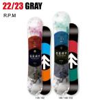 2023 GRAY グレイ R.P.M. アールピーエム  22-23  ボード板 スノーボードST