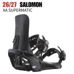 2027 SALOMON サロモン XA SUPERMATIC スーパーマティック BLACK 26-27 スノーボード ビンディング バイン スノボST