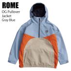 ROME ROME одежда OG PULLOVER JACKET 23-24 GRAY BLUE мужской жакет сноуборд ST