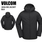 VOLCOM ボルコム 2836 INS JACKET BLK 24-25 ウエア ユニセックス ジャケット スキー スノーボード  G0452506ST