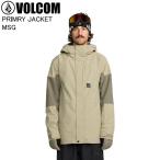 VOLCOM ボルコム G0652611 PRIMRY JACKET MSG スキー スノーボード ウェア ジャケット スノボ ボルコムウェア 25-26モデルST