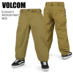 VOLCOM Volcom G1352413 ARTHUR PANT MOS 23-24 панель одежда мужской брюки сноуборд ST